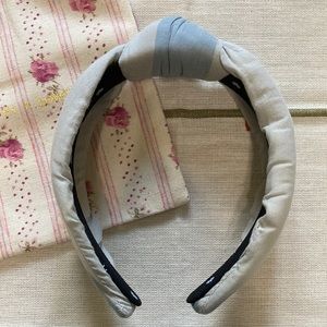 Lele Sadoughi x Love Shack Fancy Faded Denim Headband